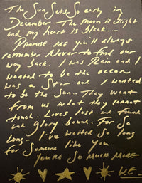 Gold Glory Lyric Sheet