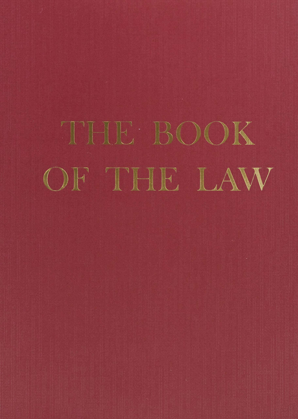 The Book of the Law - Aleister Crowley