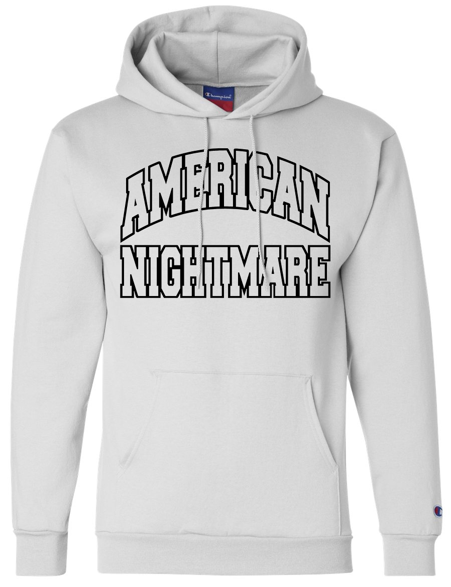 White Varsity Hoodie