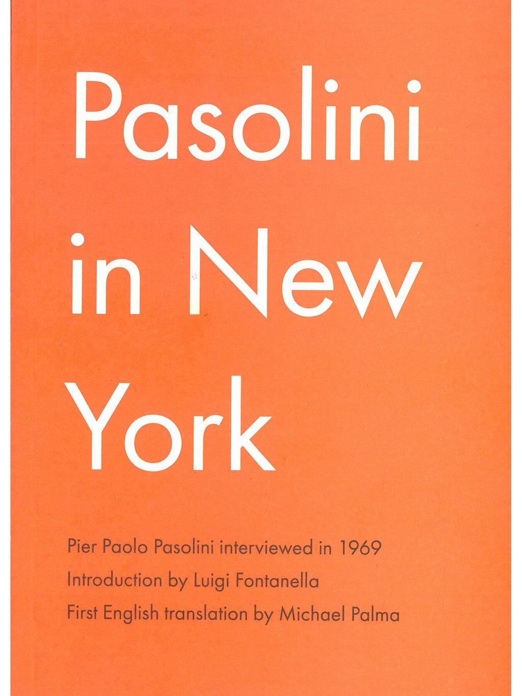 Pasolini in New York