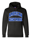 Black and Blue Champion Hood