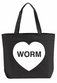 Zippered Heartworm Tote