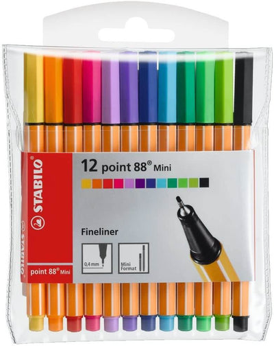 Stabilo - Point 88 Mini Multicolor Set of 12