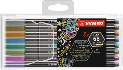 Stabilo - Metallic Felt Tip Set of 8