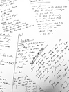 Cold Cave Handwritten Lyrics