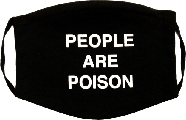 Heartworm White on Black